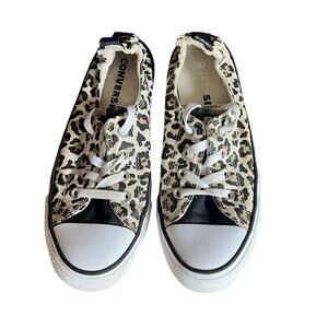 Converse Chuck Taylor All Star Shoreline Cheetah Print Women's Size 10 Shoes